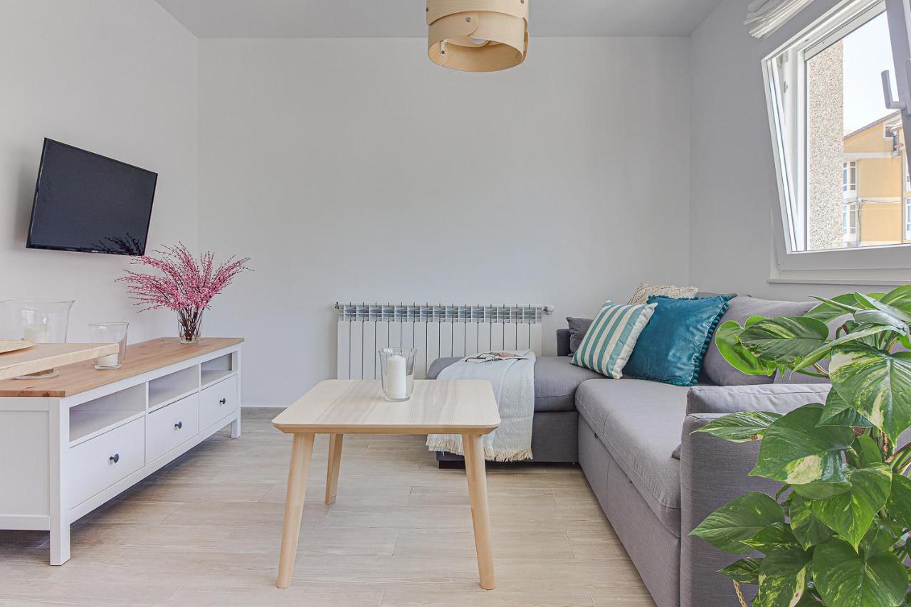Apartamentos Playa De Finisterre Eksteriør bilde