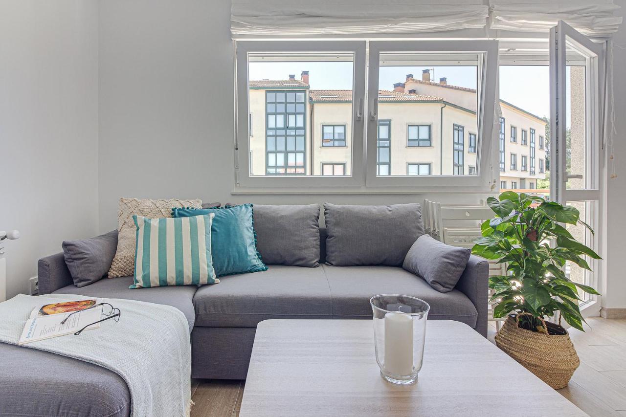 Apartamentos Playa De Finisterre Eksteriør bilde
